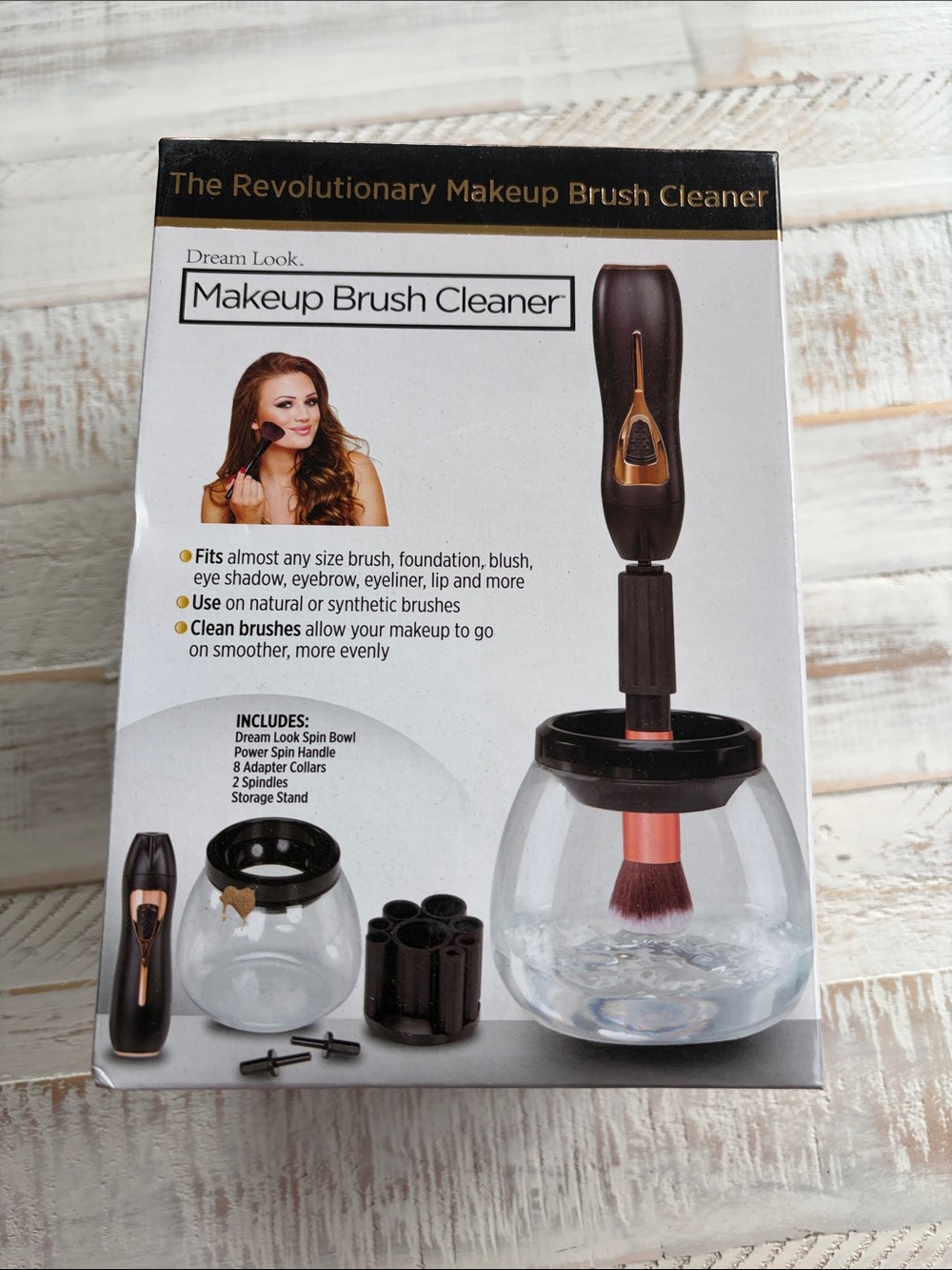 Makeup Brush Cleaner - Black & Rose Gold - New in original packaging